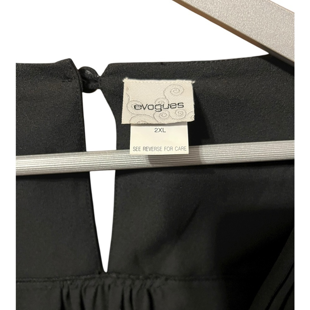 Evouges Black Long Sleeve Romper – 2XL - Picture 7 of 8